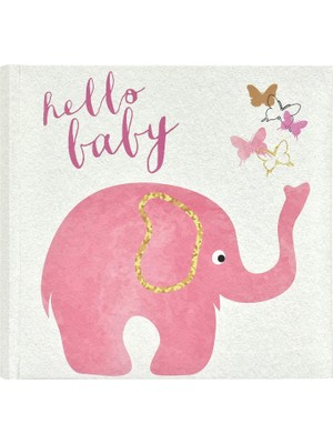 Hepta Collection Mcs 860147 Bebek Pembe Fil Fotoğraf Albümü, 8,5 x 8,5