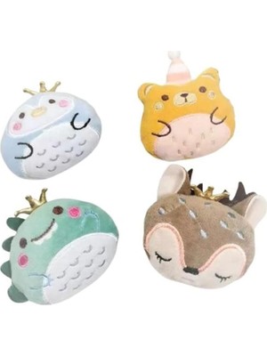 Hepta Collection Peluş Tonton Hayvan Figürlü Kedi Oyuncağı 8 cm