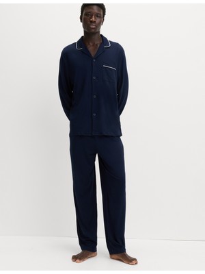 Marks & Spencer Pamuk-Modal Karışımlı Pijama Takımı