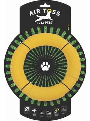 Hepta Collection Aır Toss Circle Dayanıklı Suda Yüzen Köpek Oyuncağı Yellow