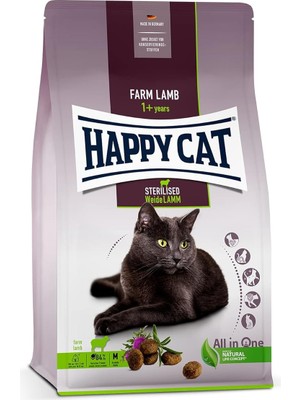 Hepta Collection Happy Sterilised Weide Lamm Kuzu Etli Kısırlaştırılmış Kedi Maması 10KG