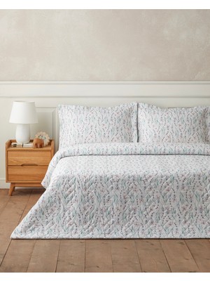 English Home Milsen Ribbon Çift Kişilik Çarşaflı Complete Nevresim Takımı 200x220 cm Mor
