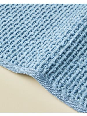 English Home Waffle Weave Banyo Paspası 50X80 cm Mavi