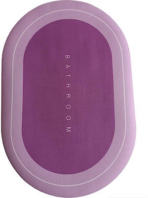 Hepta Collection Sogex Banyo Paspası Taban Kaydırmaz Banyo Paspası (60 * 40) (Lila)
