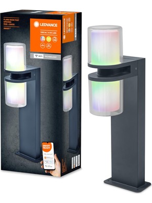 Hepta Collection Ledvance Smart + Wı-Fı Updown Flare 50 cm - Kısılabilir LED Ayaklı Lamba, Koyu Gri, Dış Mekan Için,