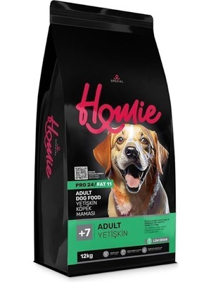 Hepta Collection Homie Düşük Tahıllı 7 Yaş Yetişkin Köpek Maması 12 kg