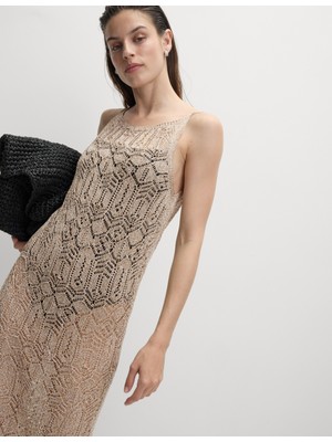 Marks & Spencer Örgü Detaylı Elbise