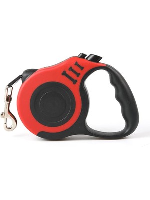 Hepta Collection Geri Çekilebilir Köpek Tasması, 5 M Köpek Tasması 360° Karışmayan Kaymaz Saplı, Tek Elle Fren, Durak