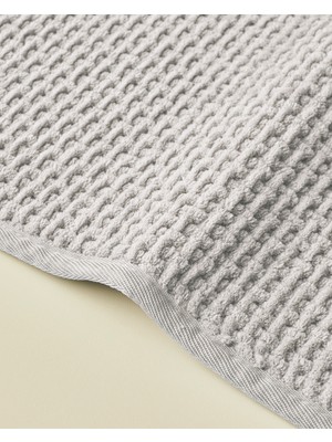English Home Waffle Weave Banyo Paspası 50X80 cm Gri