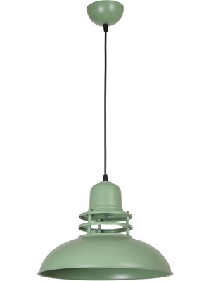 Hepta Collection Fener Modern Tasarım Sıvama Sarkıt Metal Yeşil Sarkıt Renk Cafe - Mutfak Tekli Avize