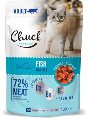 Hepta Collection Chuck , Yetişkin, Balıklı 100 gr x 24 Adet