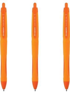 Hepta Collection Jel Kalem Berry 07 Turuncu 3lü Set