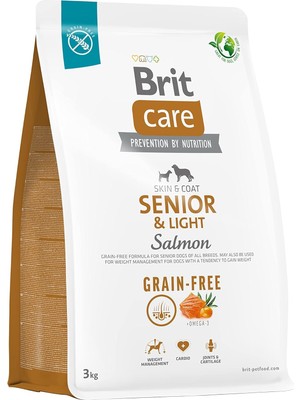 Hepta Collection Senior & Light, Kilo Kontrolü ve - Tüy Hassasiyeti Olan Yaşlı Köpekler Için, Tahılsız, Somon Balıklı