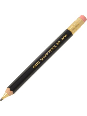 Hepta Collection Ohto Wooden Serisi APS-680E 2.0 mm Uç Siyah Versatil Kalem