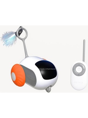 Hepta Collection Şarjlı Fırfırlı Araba Modelli Hareketli Evcil Hayvan Oyuncağı, USB Şarjlı, Otomatik Dönüşlü, Kediler