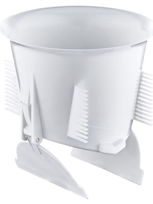 Hepta Collection Koku ve Haşere Önleyici Alaturka Tuvalet Kapağı Plastik Beyaz Renk Gider Kapak