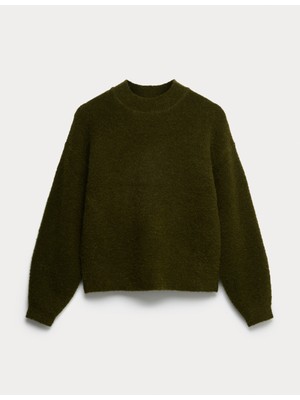 Marks & Spencer Yün Karışımlı Dokulu Kazak