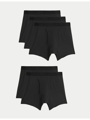 Marks & Spencer 5’li Pamuklu Stretch Cool & Fresh Boxer