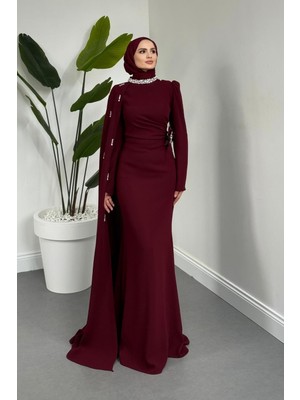 Merven Akyüz Aurelia Balık Kesim Krep Abiye Vişne Çürüğü