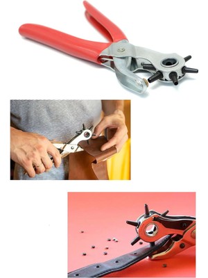 Sb Shopping Çok Fonksiyonlu Kemer Delme Pensesi Deri Saat Kayışı Kemer Için Kullanışlı Delik Açma Aracı