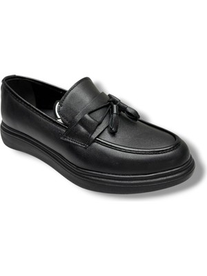 Rasgo 4025-26 Cilt Deri Püsküllü Anatomik Erkek Çocuk Ayakkabı 37-40