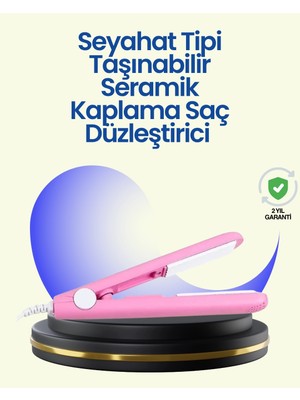 Sb Shopping Hafif ve Taşınabilir Seramik Kısa Saç Maşası – Seyahate Uygun Ergonomik ve Güvenli Tasarım