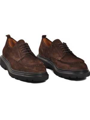 Ayakmod 54083 Hakiki Deri Kahve Nubuk Erkek Günlük Ayakkabı