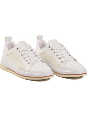 Conteyner 479 Bağcıklı Beyaz Erkek Günlük Ayakkabı