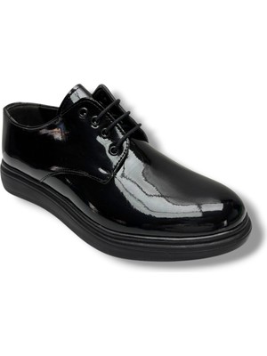 Rasgo 4035-26 Rugan Deri Anatomik Bağcıklı Erkek Çocuk Ayakkabı 37-40