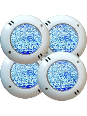 Ayder Timya 8 Watt Smd LED Mavi Mini Sıva Üstü Havuz Lambası 4 Adet