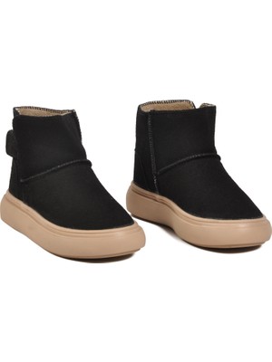 Walkway 823760 P Siyah Cırtlı Unisex Çocuk Bot