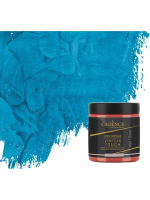 Cadence Venetıan Touch Mermer Dokulu Dekoratif Sıva / Kaplama Vt-17 Koyu Turkuaz 250ML