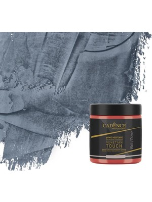 Cadence Venetıan Touch Mermer Dokulu Dekoratif Sıva / Kaplama Vt-18 Koyu Gri 250ML