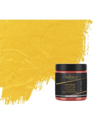 Cadence Venetıan Touch Mermer Dokulu Dekoratif Sıva / Kaplama Vt-05 Sarı 250ML