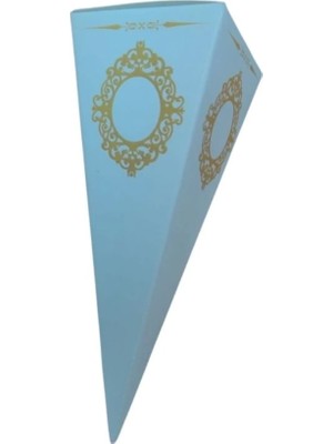 Sb Shopping Beyaz Karton Külah Şeker,lokum,kına Kutusu 25 Li Paket