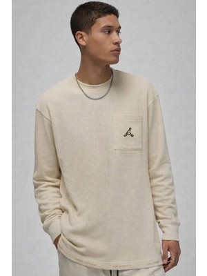 Nike Jordan Essentials Sweatshirt Erkek Sweatshirt Bej