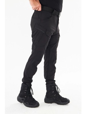BYK 5.11 Model Outdoor Softshell Su ve Rüzgara Dayanıklı Içi Polarlı Kışlık Erkek Taktik Pantolonu