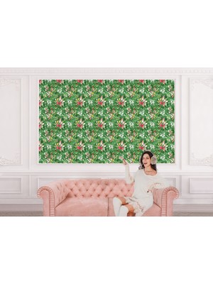 the mr east Çiçek ve Yaprak Desenli Tarzı Duvar KAĞIDI-5576