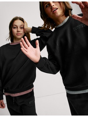 Marks & Spencer Pamuk Karışımlı Sweatshirt (6–16 Yaş)