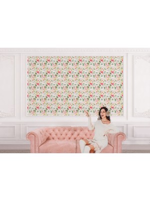 the mr east Çiçek ve Yaprak Desenli Tarzı Duvar KAĞIDI-5575