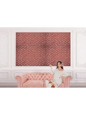 the mr east Taş Tuğla Desenli Duvar KAĞIDI-5603