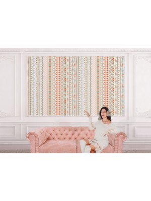 the mr east Modern Iskandinav Tasarımı Duvar Kağıdı Pastel Geometrik ŞEKILLERI-5502