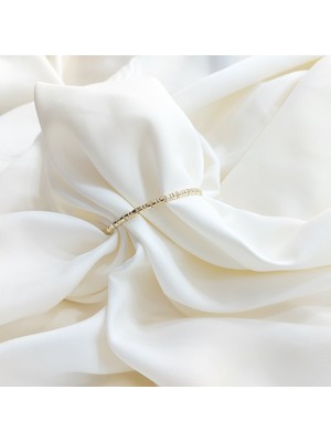 Nova Grup Taşlı 14 Ayar Altın Kelepçe Bilezik