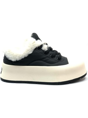 E Cıty Gamelu Gone Içi Kürlü Bağcıklı Kalın Taban Günlük  Ayakkabı