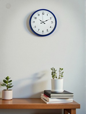 MiraLive Zentime 36 cm Lacivert Dekoratif Duvar Saati