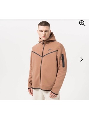 Nike Sportswear Windrunner Tech Fleece Full-Zip Hoodie Kahverengi Erkek Sweatshirt DV0537-256