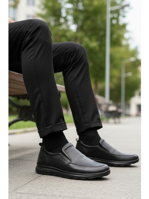 Ayakmod 1612 Siyah  Erkek Günlük Ayakkabı