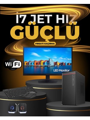 Dagmor 500W BN2015230 H110 Anakart Intel I7 6 32GB Ram Ddr4 120GB SSD 18.5' Monitör Wifi Kablosuz Set