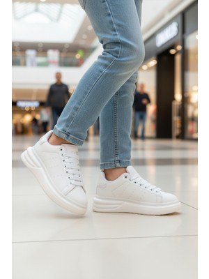 Walkway 628 Beyaz Unisex Spor Ayakkabı