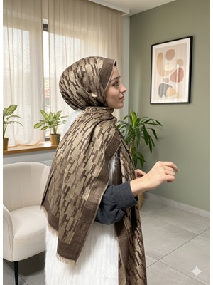 Sevimia Scarf H Desen Kaşmir Ipek Şal